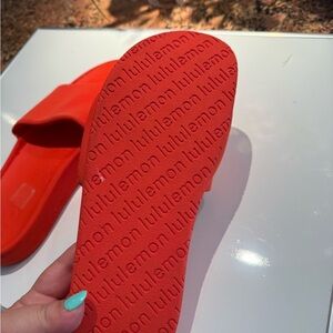 lululemon athletica Women's solar orange Slide Sandals